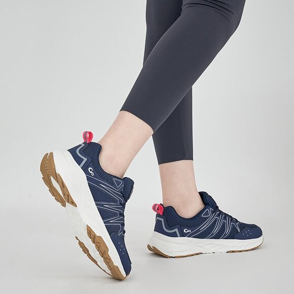 Women's Sneakers Walking Shoes Slip on Cushion Tennis Shoe Workout Gym Blue - Picture 7 of 7